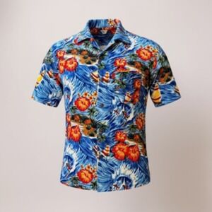 Pineapple Connection Men's Hawaiian Aloha Shirt
